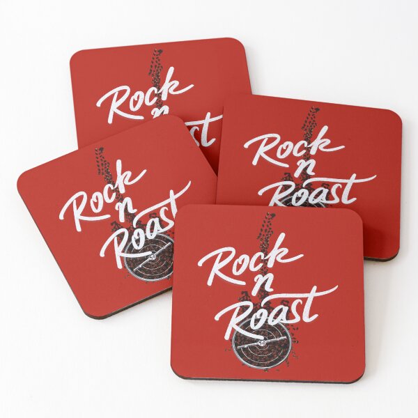 Item preview, Rock n Roast - Industrial Coffee Rock n Roll Illustration designed and sold by danhoodstudio.