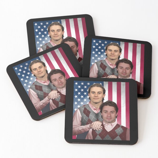 Item preview, Jack Hughes Quinn Hughes Champions, Step Brothers Ice Hockey, USA Hockey designed and sold by CLOUDYMOODS.