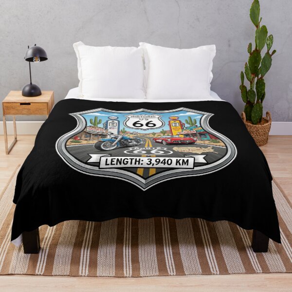 Item preview, Route 66 Retro Route Travel Illustration designed and sold by enzoade.