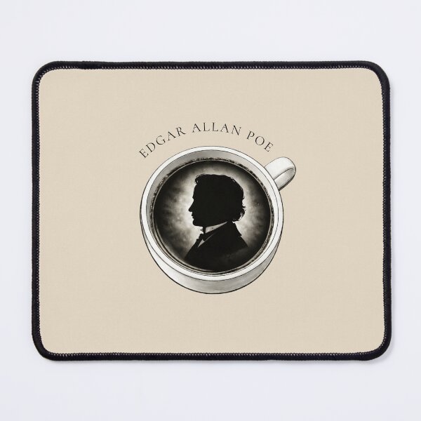 Item preview, Edgar Allan Poe Coffee Silhouette – Gothic Literary Design designed and sold by PKDWriterMerch.