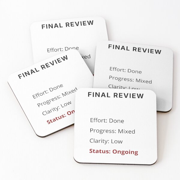 Item preview, FINAL REVIEW – Minimal Existential Design designed and sold by PXEpic.
