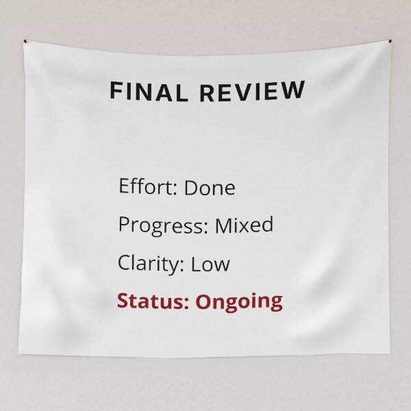 Item preview, FINAL REVIEW – Minimal Existential Design designed and sold by PXEpic.