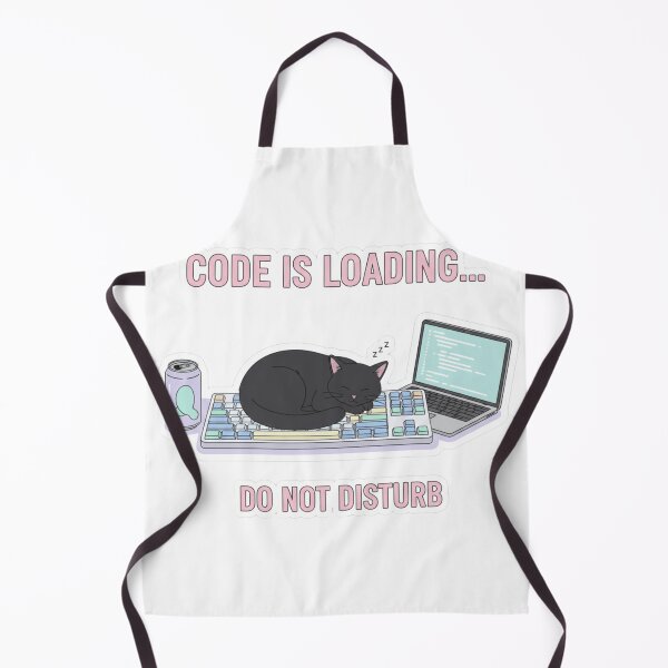 Item preview, Code is Loading - Funny Sleeping Programmer Cat designed and sold by HomeOfficeHero.