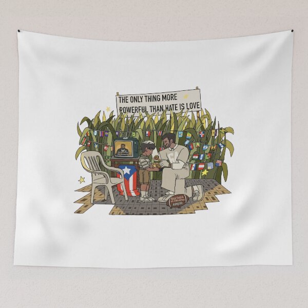 Item preview, The Only Thing More Powerful Than Hate Is Love designed and sold by SKULLS4INT.