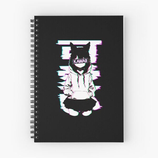 Item preview,  Kawaii Nekomimi Anime Cat Girl Glitch Art designed and sold by GGGMerch.