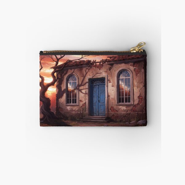 Item preview, dilapidated house in the evening light designed and sold by Sigtrix.