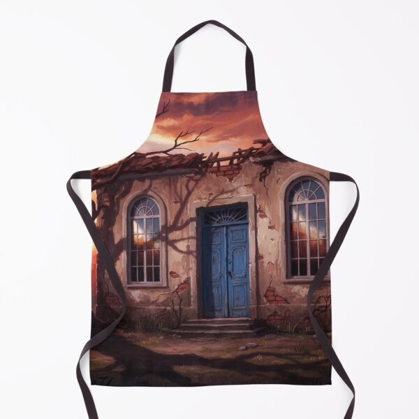 Item preview, dilapidated house in the evening light designed and sold by Sigtrix.
