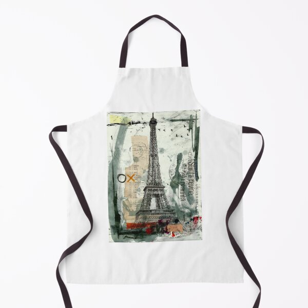 Artikelvorschau, Paris-Wandbild – Eiffelturm-Collage, Vintage-Ästhetik im französischen Stil, modernes abstraktes Paris-Dekor-Poster entworfen und verkauft von art2print.