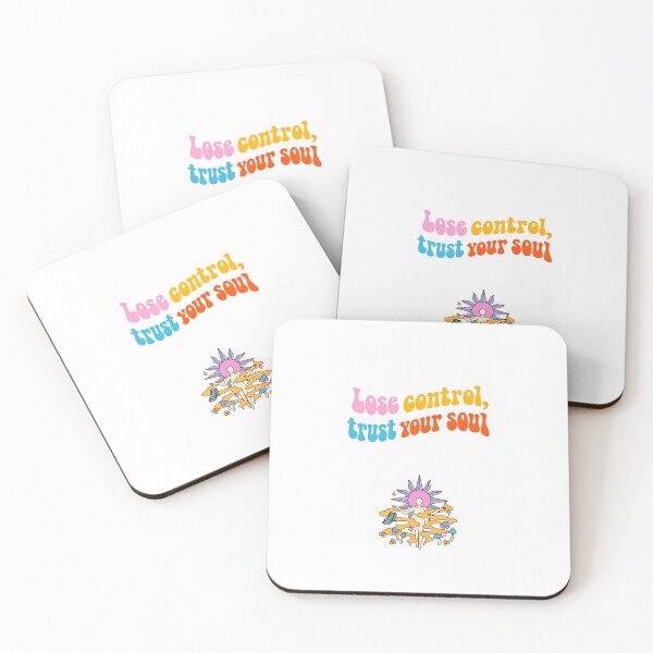 Item preview, Spiritual Quote Wall Art – Lose Control Trust Your Soul Retro Print designed and sold by MrsMirabilis.