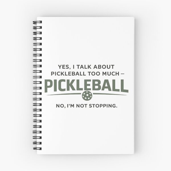 Item preview, Funny Pickleball Dad Gift – Yes I Talk About Pickleball Too Much – Minimalist Father Humor Design designed and sold by Pickleball-Gift.