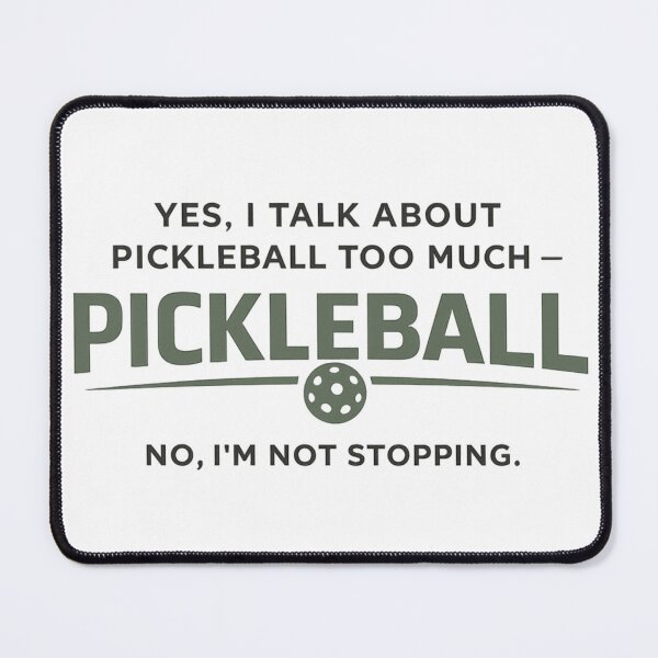 Item preview, Funny Pickleball Dad Gift – Yes I Talk About Pickleball Too Much – Minimalist Father Humor Design designed and sold by Pickleball-Gift.