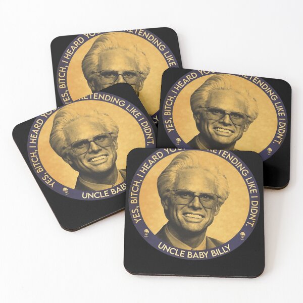 Item preview, Uncle Baby Billy Gold Circle Quote Portrait Design designed and sold by wacdedeza.