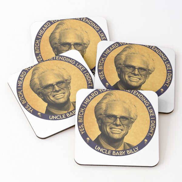 Item preview, Uncle Baby Billy Retro Gold Portrait Design designed and sold by alomanashley.