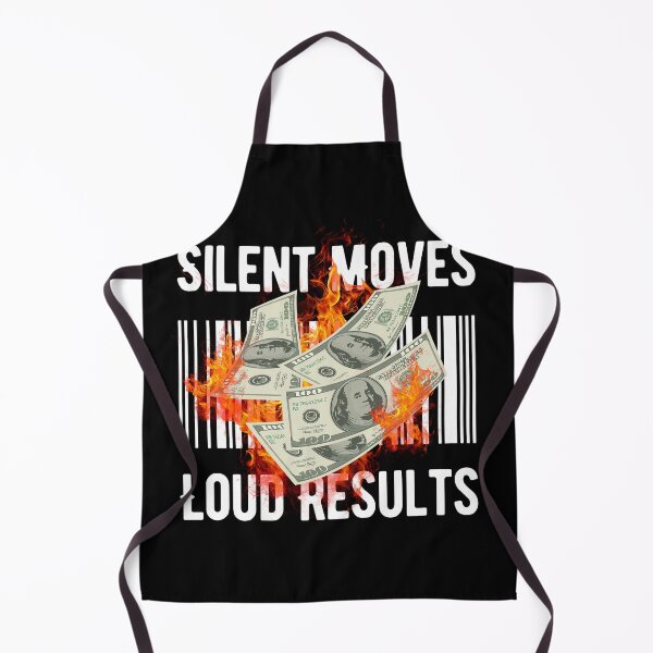 Item preview, Silent Moves Loud Results - Hustle & Success Typography designed and sold by PACS0011.