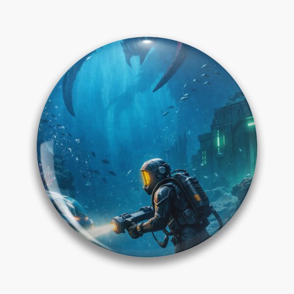 Item preview, Subnautica inspired ArtWork designed and sold by FeelTheDrawing.