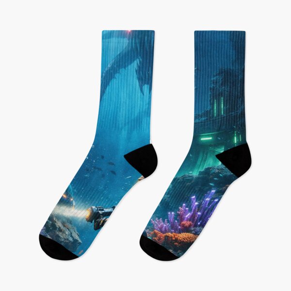 Item preview, Subnautica inspired ArtWork designed and sold by FeelTheDrawing.