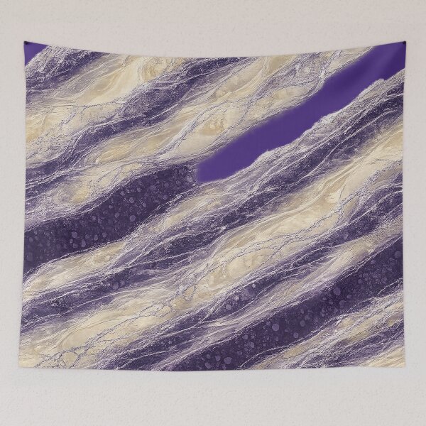 Item preview, Luxury Emerald-Yellow Marble with Silver Veins designed and sold by annenambiro.