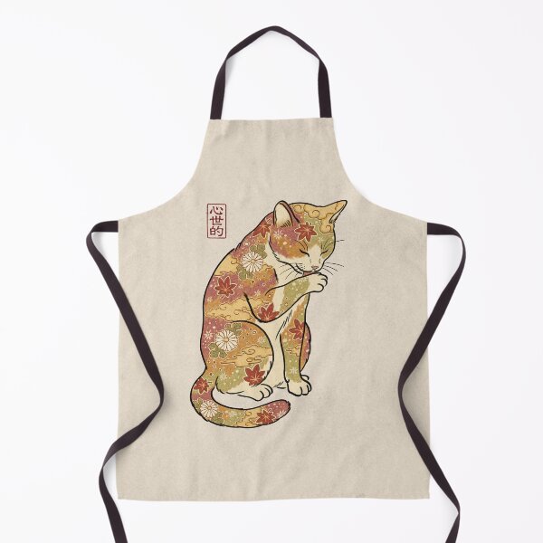Item preview, Floral Autumn Cat designed and sold by Syntetyc.