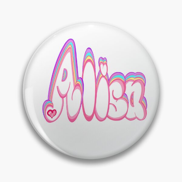 Item preview, Alisa Name in pastel colors personalized gifts for women and girls - custom personalised Moira designed and sold by Artonmytee.