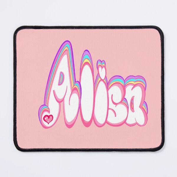 Item preview, Alisa Name in pastel colors personalized gifts for women and girls - custom personalised Moira designed and sold by Artonmytee.