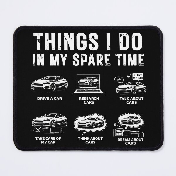 Item preview, Things I Do In My Spare Time – Funny Car Quote | Car Lover Humor Tee & Gift designed and sold by Teetreasure2.