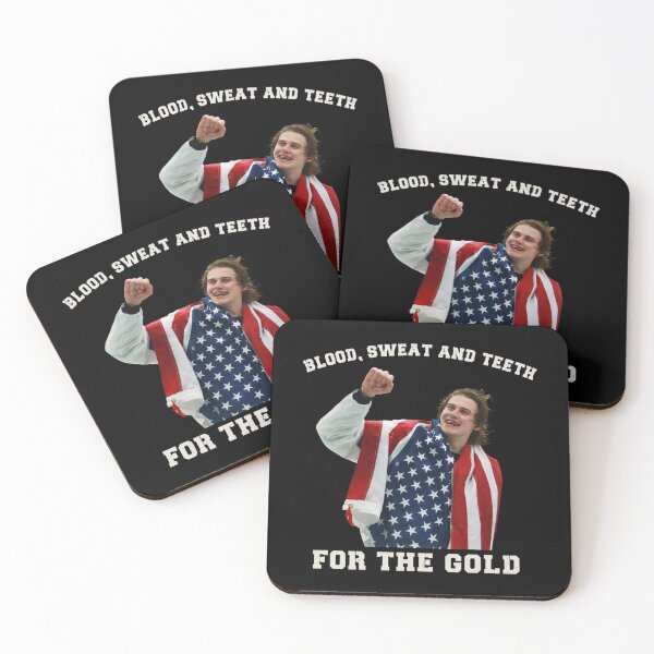 Item preview, jack hughes bloody , blood and teeth for the gold usa hockey designed and sold by williamsjale.
