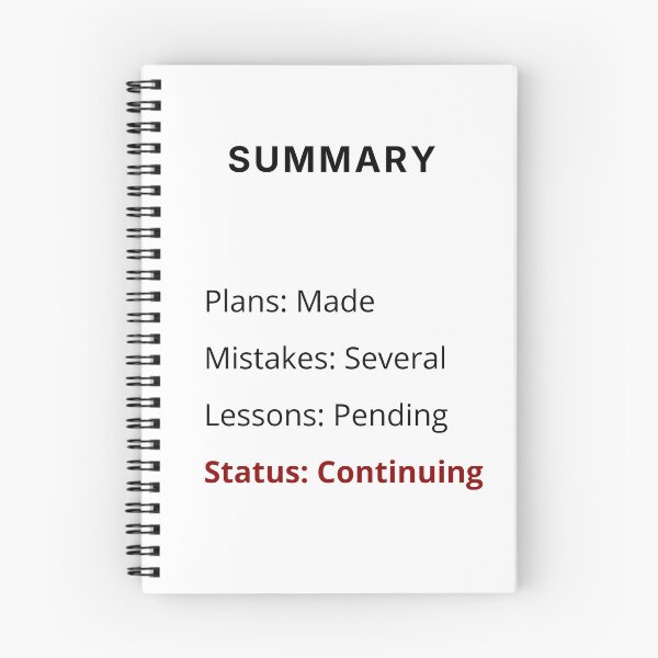 Item preview, SUMMARY – Minimal Life Report designed and sold by PXEpic.