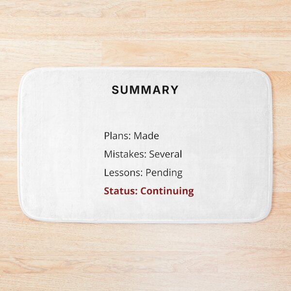 Item preview, SUMMARY – Minimal Life Report designed and sold by PXEpic.