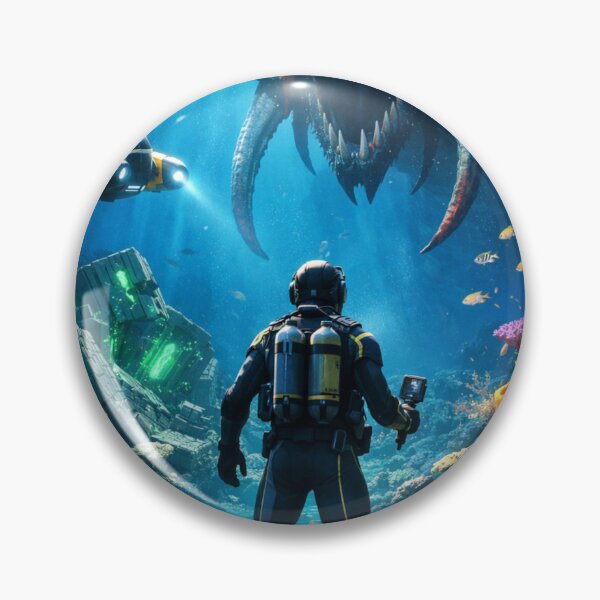 Item preview, Subnautica inspired ArtWork designed and sold by FeelTheDrawing.