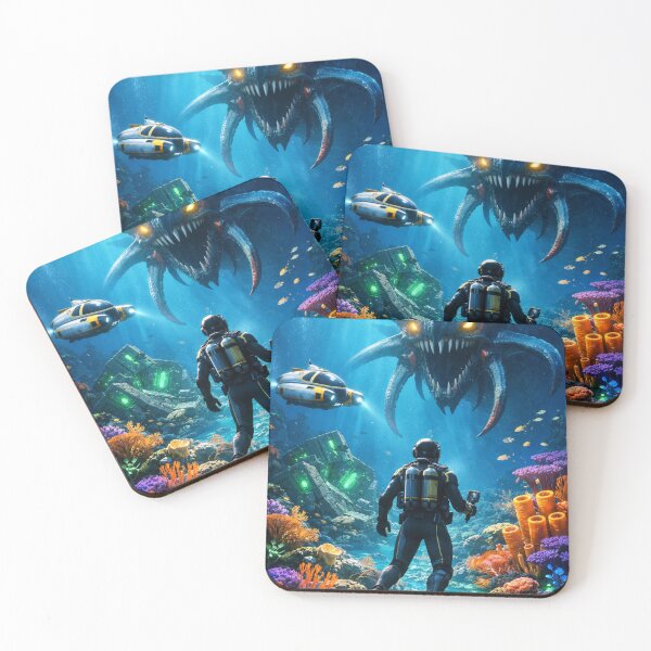 Item preview, Subnautica inspired ArtWork designed and sold by FeelTheDrawing.