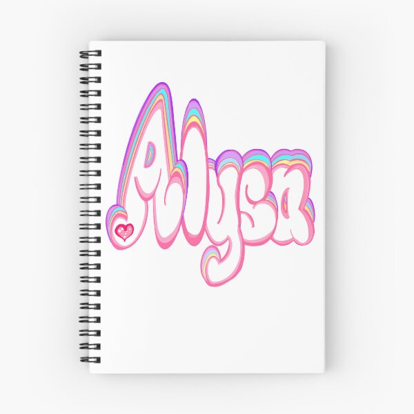 Item preview, Alysa Name in pastel colors personalized gifts for women and girls - custom personalised Moira designed and sold by Artonmytee.