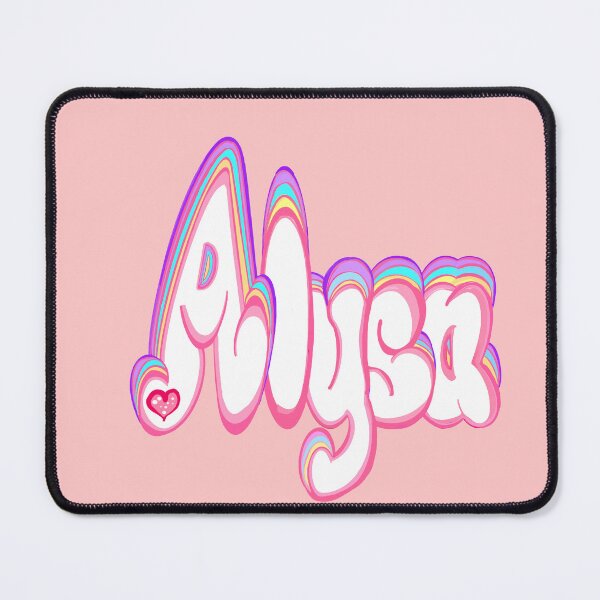 Item preview, Alysa Name in pastel colors personalized gifts for women and girls - custom personalised Moira designed and sold by Artonmytee.