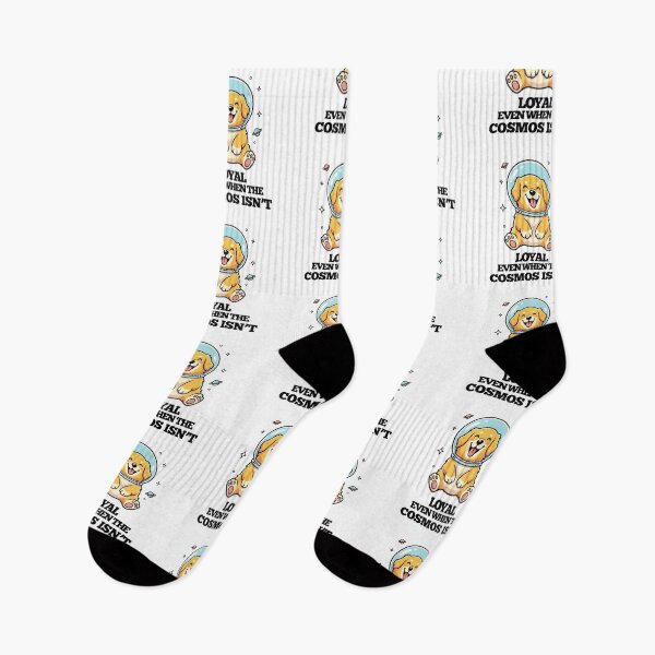 Item preview, Loyal Even When the Cosmos Isn't. Golden Retriever. Silent Sea designed and sold by Everything Golden Co..
