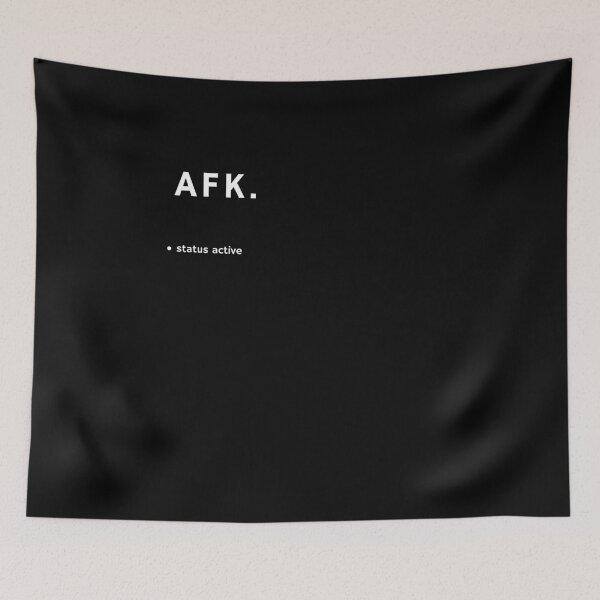 Item preview, AFK. Status: Active Minimal Gamer Tee | Clean Gaming Streetwear Design designed and sold by bazstees54.