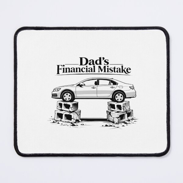 Item preview, Dads Financial Mistake Funny Car Dad Humor designed and sold by Pawsome Quotes.