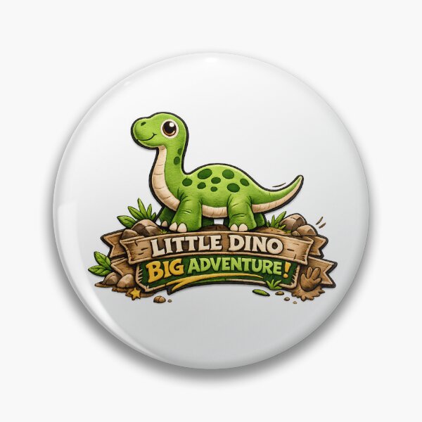 Aperçu de l'œuvre Petit Dino Grande Aventure Patch créée et vendue par Mastermind-Art.