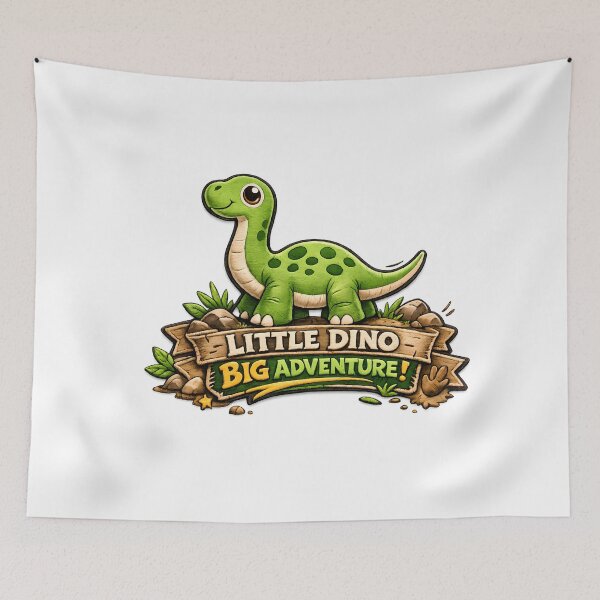 Item preview, Little Dino Big Adventure Patch designed and sold by Mastermind-Art.
