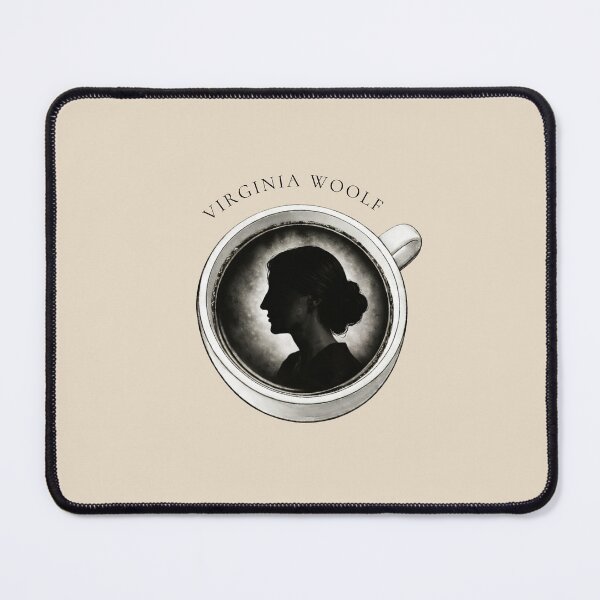 Item preview, Virginia Woolf Coffee Silhouette – Modernist Literary Design designed and sold by PKDWriterMerch.