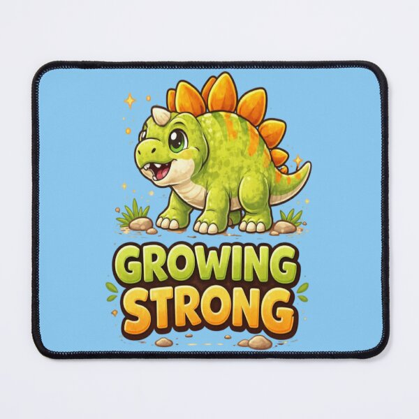 Item preview, Growing Strong Dinosaur Shirt – Cute Positive Dino Design for Kids designed and sold by BhumiBliss.
