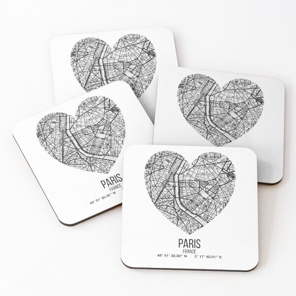 Item preview, Paris France poster map transparent designed and sold by DopamineDr0p.