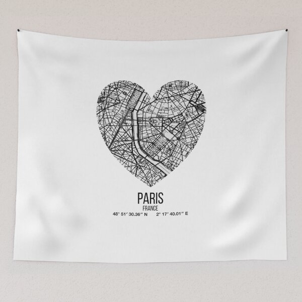 Item preview, Paris France poster map transparent designed and sold by DopamineDr0p.