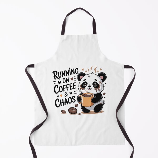 Item preview, ¿Café y caos? – Camiseta Panda Kawaii Cansado designed and sold by Ashley critters.