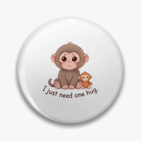 Item preview, Lonely Punch & Plush Sticker – “I Just Need One Hug” Soft Comfort Aesthetic designed and sold by magiquecreations.