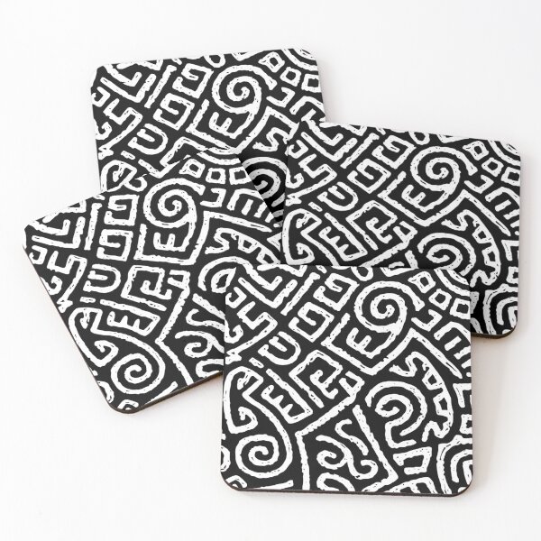 Aperçu de l'œuvre Nouvelle-Zélande Maori Paua Pattern Koru Design 824 créée et vendue par GrinGalore.