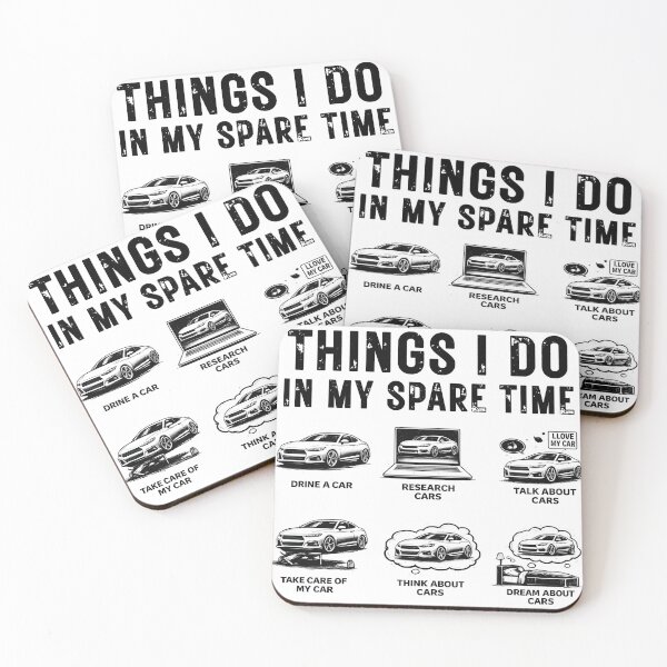 Item preview, Things I Do In My Spare Time – Funny Car Quote | Car Lover Humor Tee & Gift designed and sold by Teetreasure2.