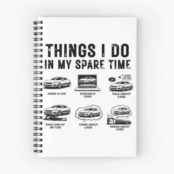 Item preview, Things I Do In My Spare Time – Funny Car Quote | Car Lover Humor Tee & Gift designed and sold by Teetreasure2.