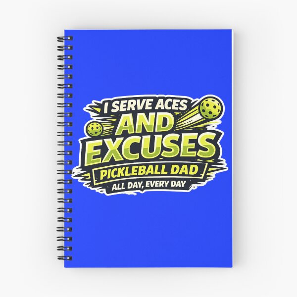 Item preview, Funny Pickleball Dad Gift – I Serve Aces And Excuses – Absurd Tournament Father designed and sold by Pickleball-Gift.
