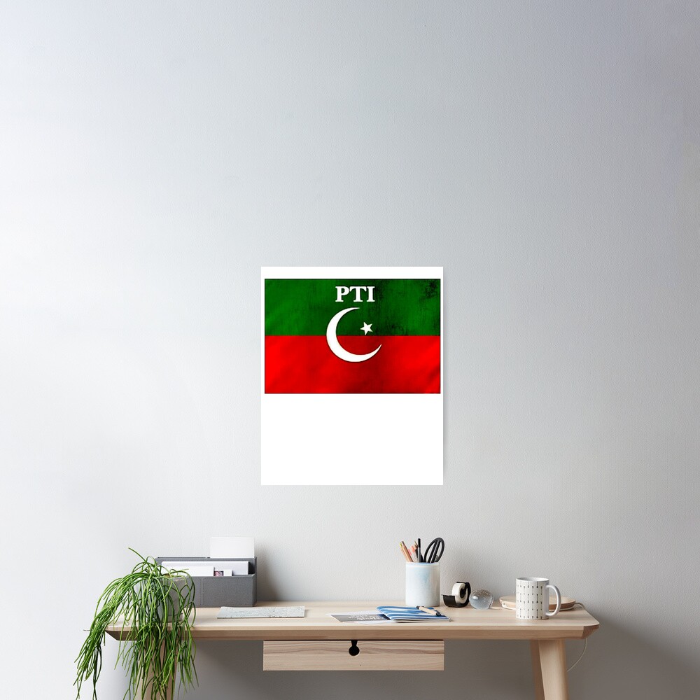 Vintage Pakistan Pti Flag Poster For Sale By Nabiljamal Redbubble