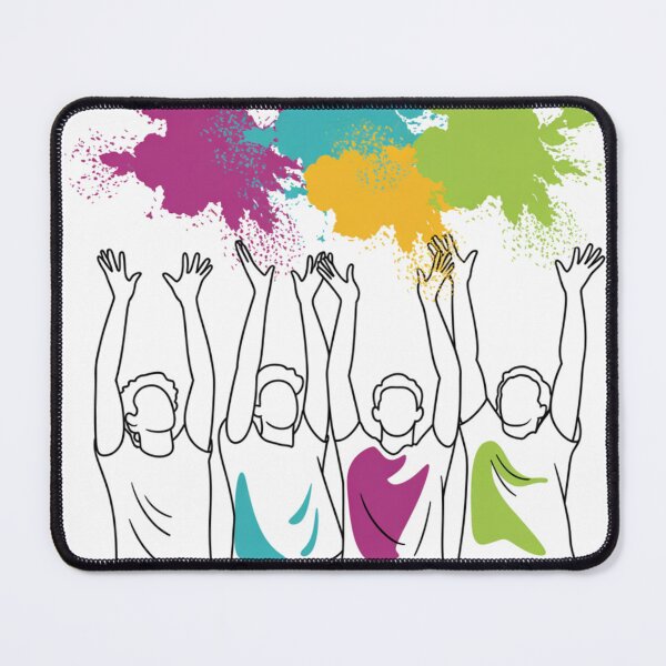 Item preview, Holi Festival Paint Splatter Crowd Celebration Shirt | Festival of Colors Hands Up Color Burst Tee designed and sold by DarylWelsh2024.