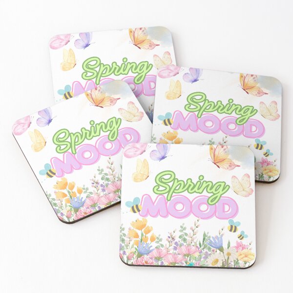 Item preview, Spring Mood Floral Shirt – Pastel Butterfly Aesthetic Spring Tee designed and sold by OutofOfficeWear.
